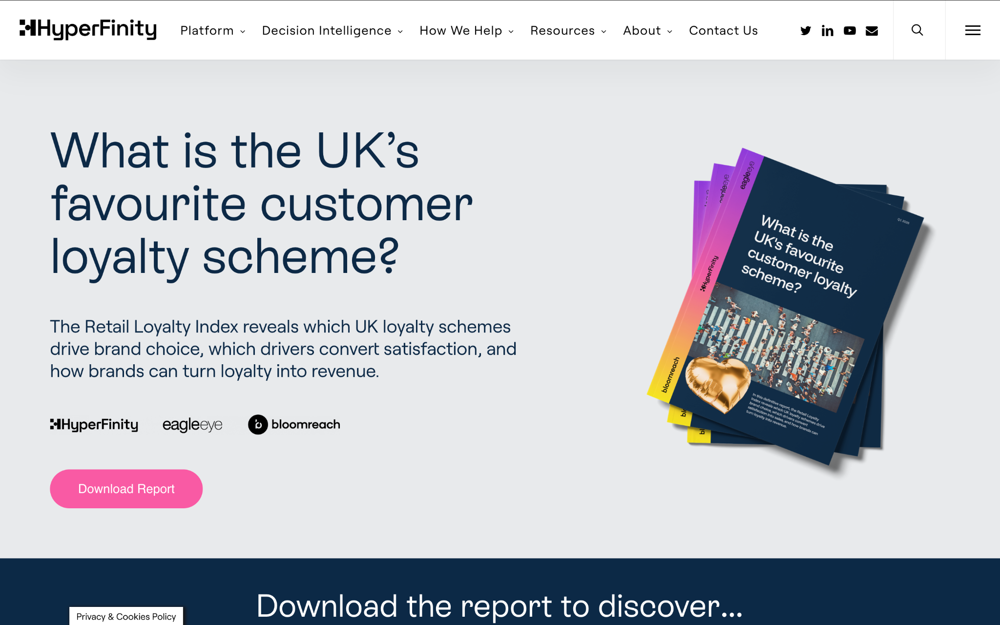 The Retail Loyalty Index report cover